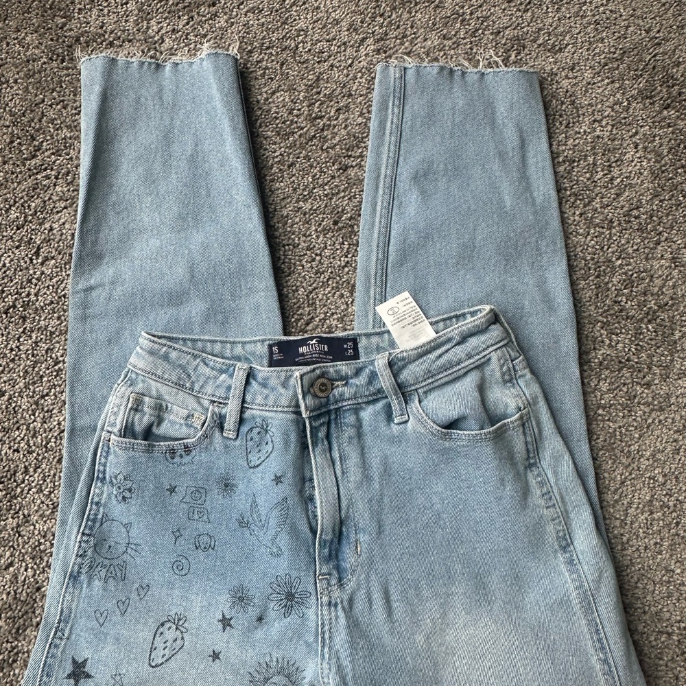 Hollister Women's Light Blue Jeans